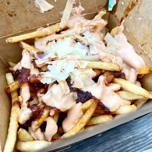 Litty fries! A current speciality fry that is spicy and guaranteed to light your mouth on fire in the best way. They were indeed lit.