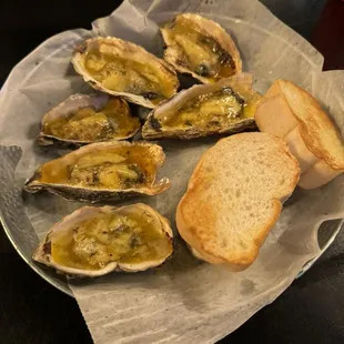 Half-dozen Char-grilled oysters