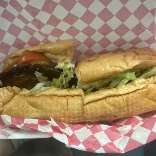 C4. Sausage Po'Boy