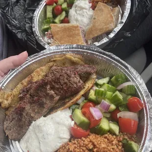 Shawarma and kofta