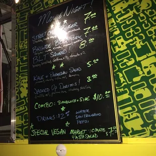Special vegan option!