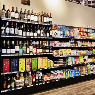 a variety of alcohols