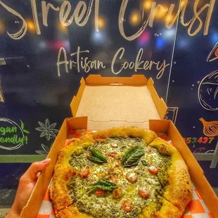 Pesto Madness Pizza