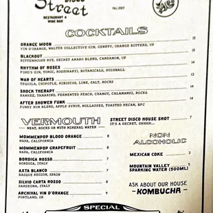 Cocktail and Vermouth 11/22