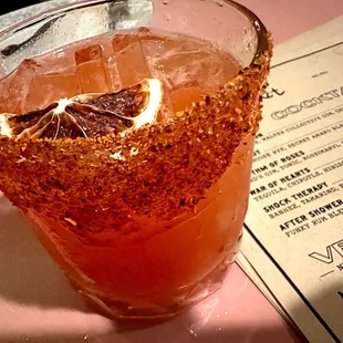 SHOCK THERAPY Banhez, Tamarind, Fermented Peach, Chamoy, Calamansi, Rocks