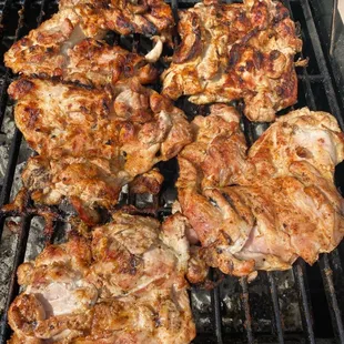 We grill and smoke our meats!!!