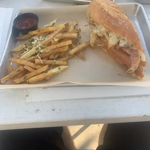 Cubano With Truffle Fries