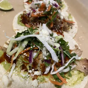 Korean Style Pork Tacos
