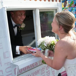 The highlight of our wedding!  Thanks for making our special day extra sweet!!!!