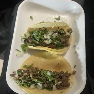 Carne asada tacos