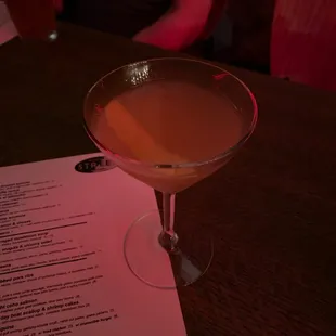 Fig martini. Delish.