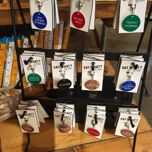 Unique merchandise found here!