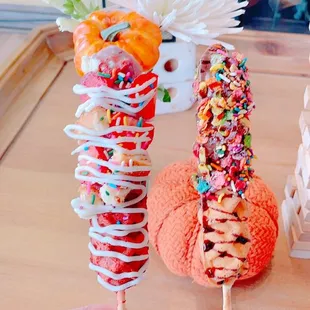 Red Velvet Waffle Pop & Fruity Pebbles Waffle Pop