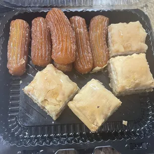 Walnut baklava is delicious!