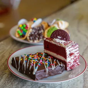Red Velvet Cake & Brownie