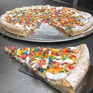 Fruity Pebbles Dessert Pizza House Special