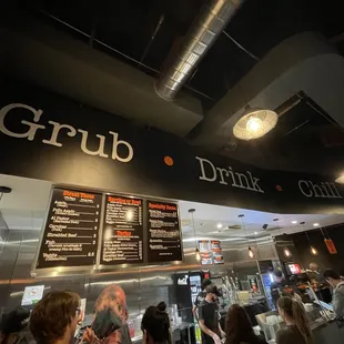 The counter