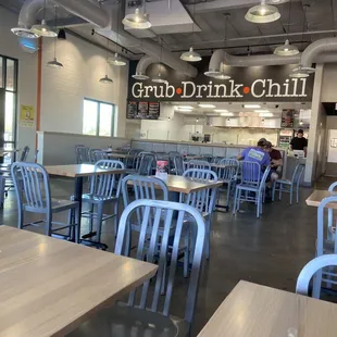 Mid afternoon past lunch rush