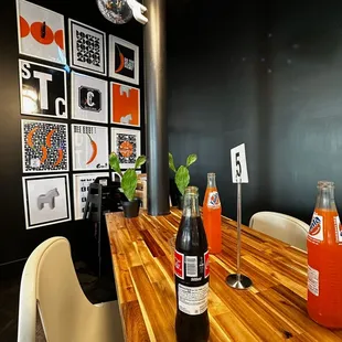 Corner of the restaurant
