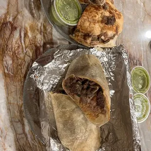 Burrito and Torta Lengua