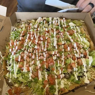 Mexican pizza.