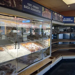 a bakery with a variety of baked goods