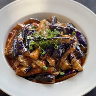 Eggplant in Hot Garlic Sauce