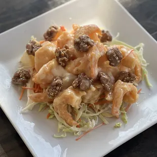 Honey Walnut Prawns