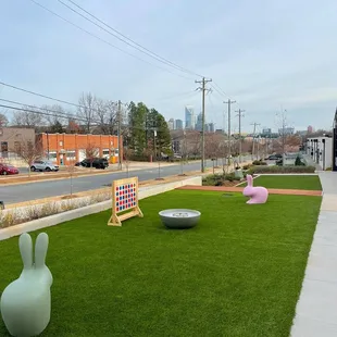 View of downtown from patio area