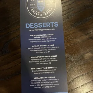 Menus
