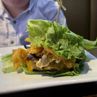 Streetcar burger (prepared gluten free)