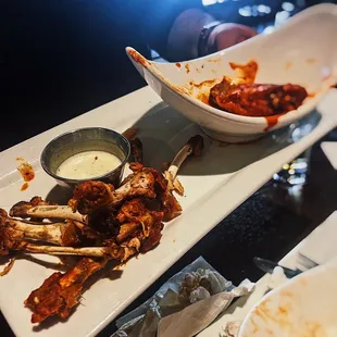 Spicy wings (phone did not eat first)
