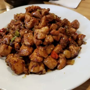 Spicy chicken cubes -- a must!!