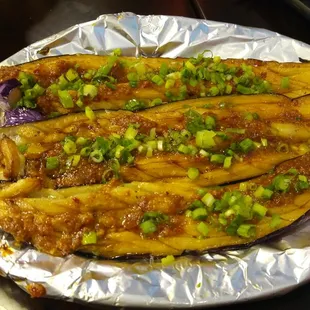 Grilled eggplants...sooo good but a bit pricy $11.50
