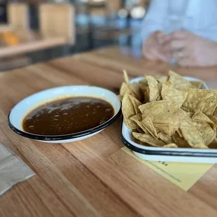 Chips salsa