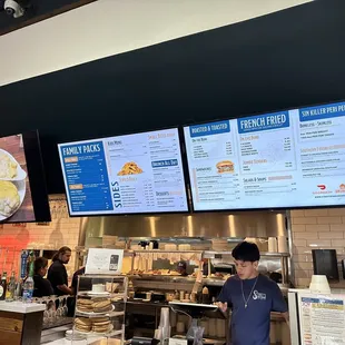 Walk up to the counter to order