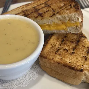 Soup of the Day: Sweet Potato with Grilled Cheese