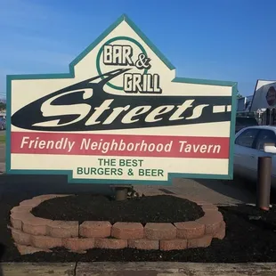 Outdoor Road sign