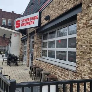 Exterior of Streetside Brewing