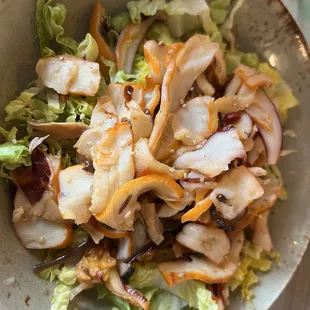 Squid salad