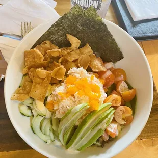 California poke bowl