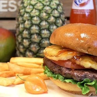 Polynesian Pineapple Kissed Burger