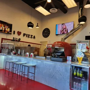 a pizza oven