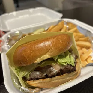 Mushroom Provolone Burger*