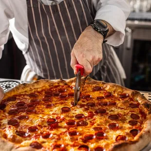pizza, food