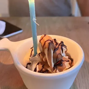 Birthday soft serve