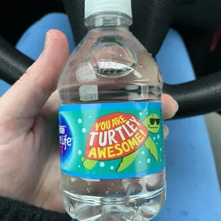 Water with every session and this one is affirming!