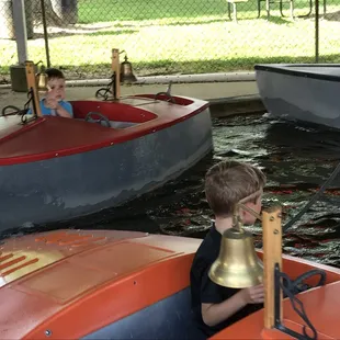 The boats do not have seat belts.