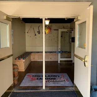 the entrance