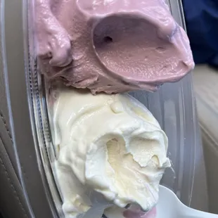 a scoop of ice cream